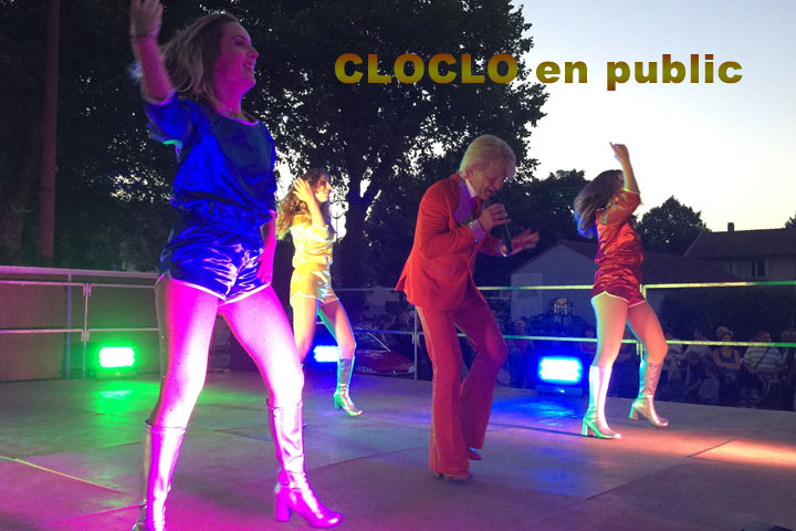 Cloclo en public en juin 2017