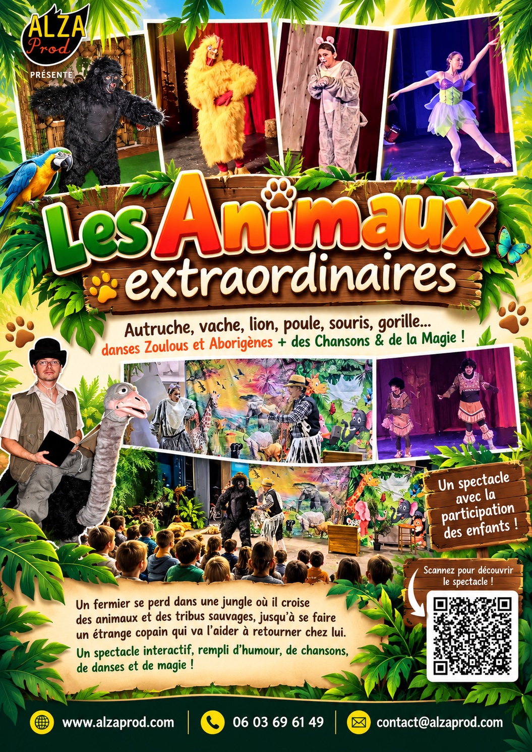 Affiche des Animaux Extraordinaires