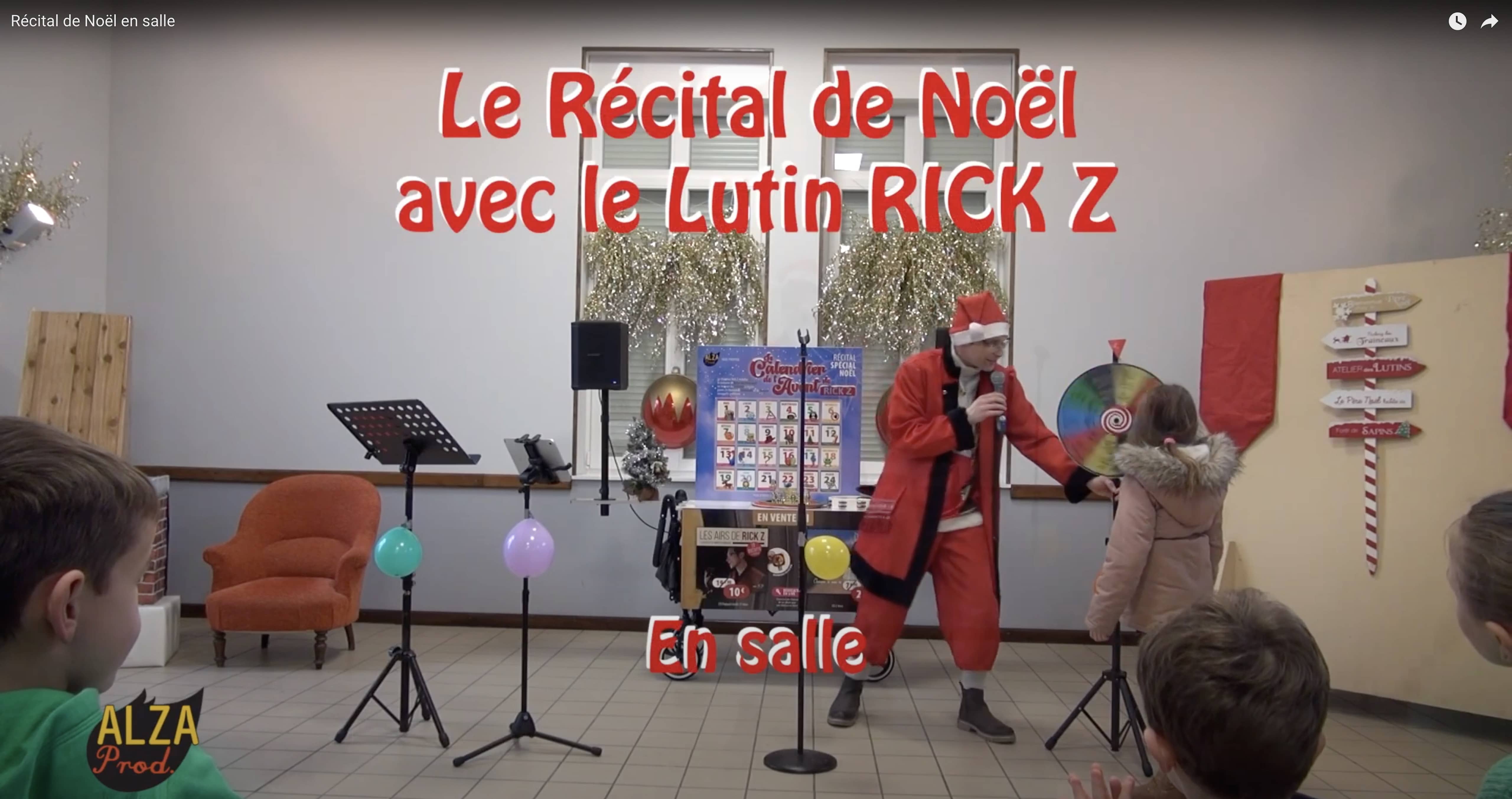 Le lutin de Noël chante ou danse avec la participation des enfants à Moncel-sur-Seille 54 en 2024